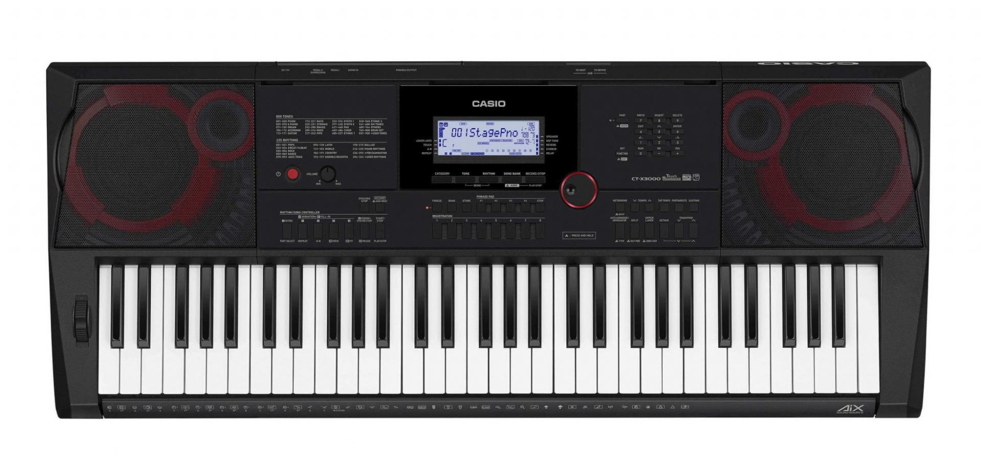 Casio CT-X3000 - Keyboard z dynamiczną klawiaturą - Inspiracja do wspaniałych aranżacji