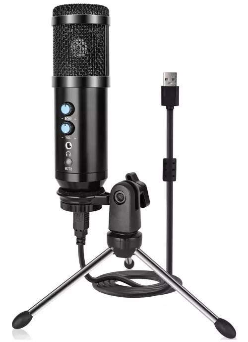 Fzone BM-01 - Mikrofon pojemnościowy USB z wbudowanym przedwzmacniaczem słuchawkowym