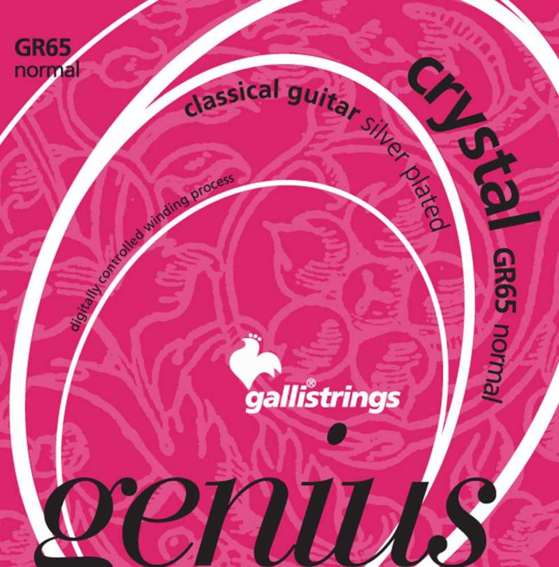 Galli GR 65 - Posrebrzane struny do gitary klasycznej o średnim naciągu