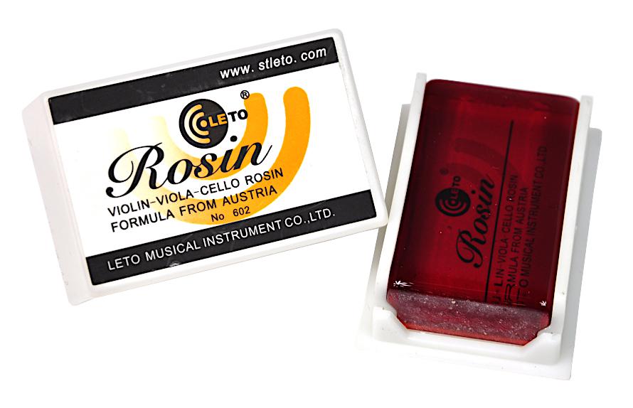 Leto ROSIN No.602 Red - Kalafonia czerwona do smyczka: skrzypiec, altówki lub wiolonczeli