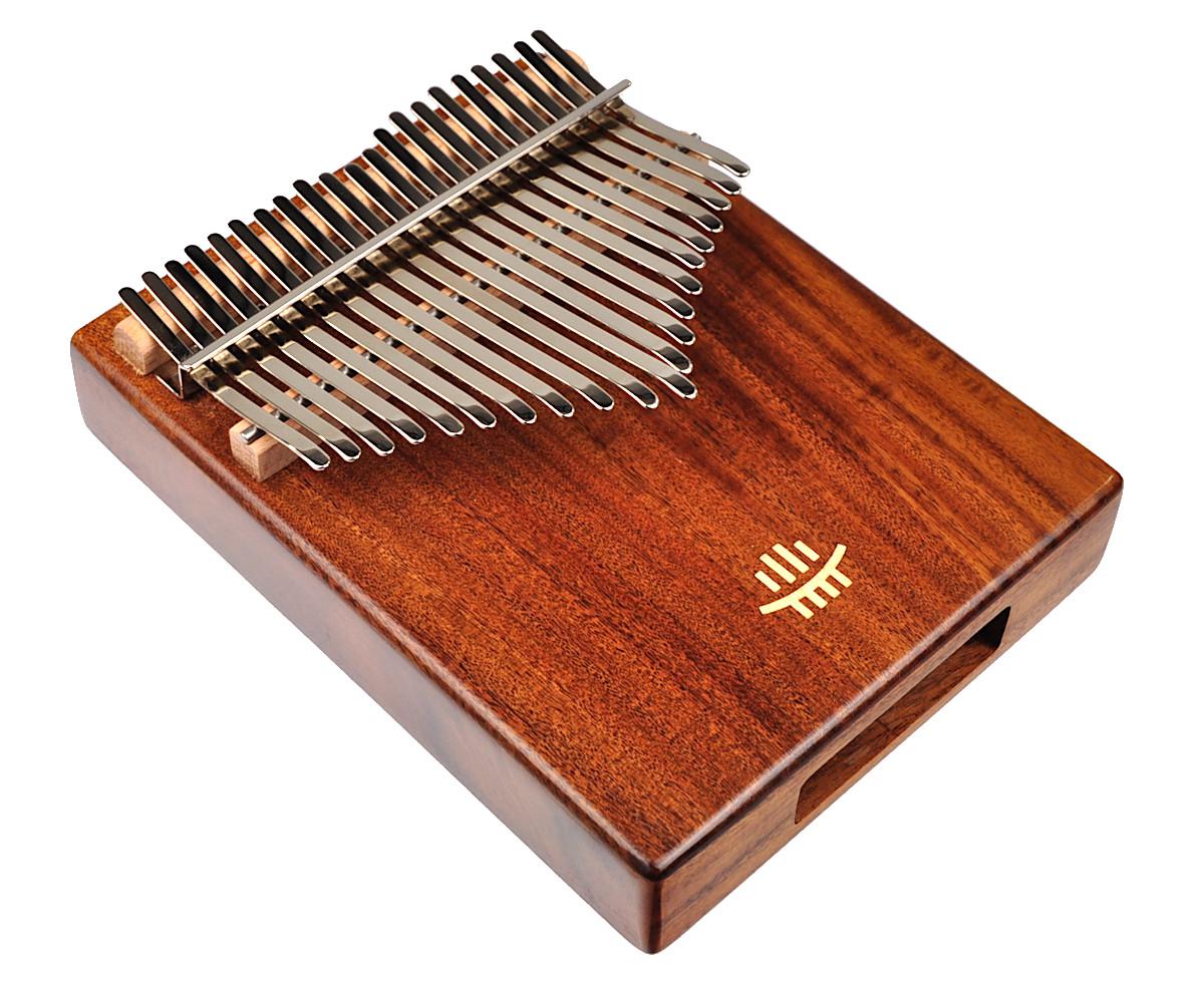 Kalimba 17-keys KOA WOOD SET-33 - 17-to głosowa kalimba z litego drewna KOA z zestawem akcesoriów 