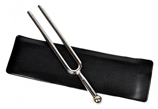 Kamerton widełkowy A 440 Hz - stalowy w etui