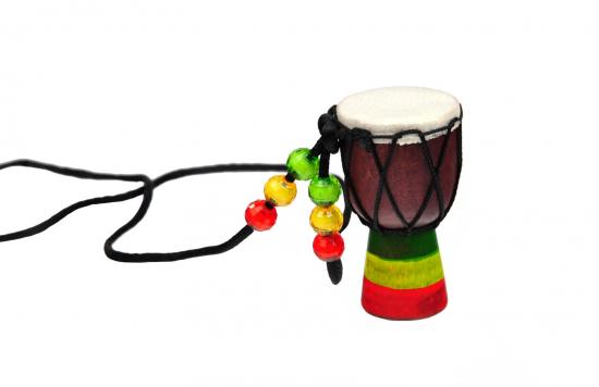 Wisiorek DJEMBE -  Mini afrykański bęben 