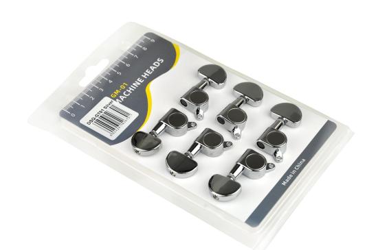 Jeremi DSQ-GT01 Silver - Komplet olejowych kluczy do gitary CHROMOWANE