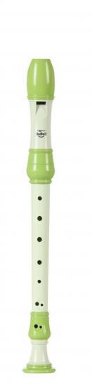 Dabell DSR-300G Green - Flet sopranowy prosty C - aplikatura niemiecka w kolorze jasno-zielonym