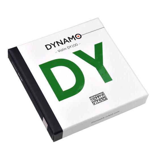 THOMASTIK DYNAMO DY100 4/4 -  Komplet strun do skrzypiec rozmiar 4/4  z syntetycznym rdzeniem