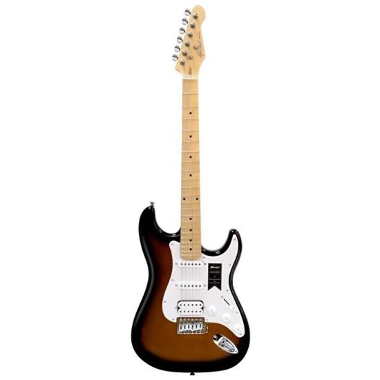 Mantic MST100H SB – Gitara elektryczna w stylu Stratocaster HSS