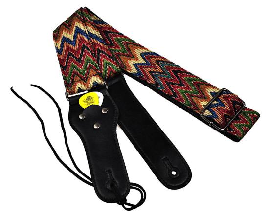 JEREMI GS-020-5 - Uniwersalny pasek do gitary akustycznej, elektrycznej lub basowej