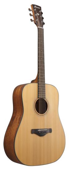 IBANEZ AW65-LG seria Artwood: Gitara akustyczna top lity cedr wykończenie w kolorze naturalnym - satyna