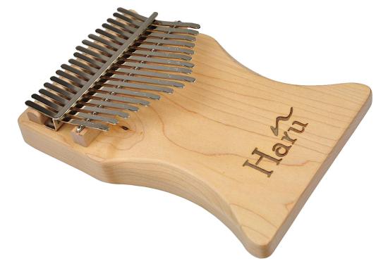 Kalimba 17-keys SOLID MAPLE SET-14 - 17-to głosowa kalimba z litego klocka klonu z zestawem akcesoriów 