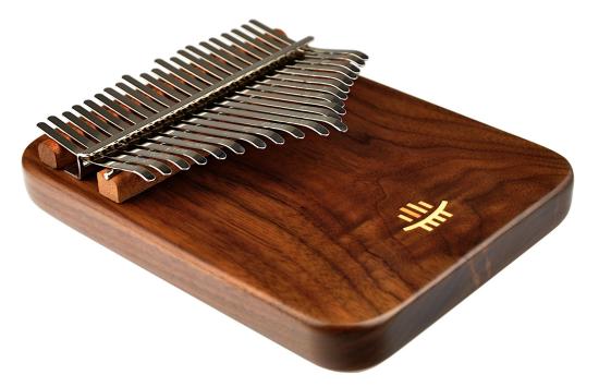 Hluru KY21-BlackWalnut 21keys kalimba - Kalimba z litego drewna Czarnego orzecha z zestawem akcesoriów oraz Pickupem Hluru KY21-BlackWalnut 21keys kalimba - Kalimba z litego drewna Czarnego orzecha z zestawem akcesoriów oraz Pickupem
