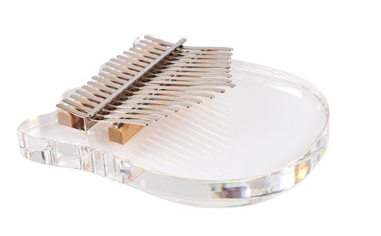 Kalimba 17-keys GLASS SET-100 - 17-to głosowa kalimba z litego przezroczystego tworzywa z zestawem akcesoriów Kalimba 17-keys GLASS SET-100 - 17-to głosowa kalimba z litego przezroczystego tworzywa z zestawem akcesoriów