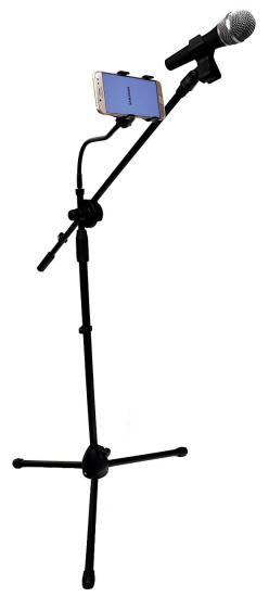 KALINE MS101 - Statyw mikrofonowy z uchwytem na smartfon