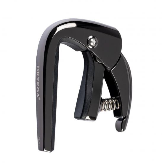 ORTEGA TNCAPO-BCR True Note Capo - Black Chrome Edition - Uniwersalny kapodaster do gitay z szybkim dociskiem
