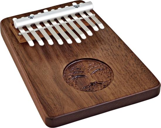 MEINL KL1001TOL Sonic Energy Kalimba - 10-o głosowa Kalimba w obudowie z litego drewna Czarnego Orzecha