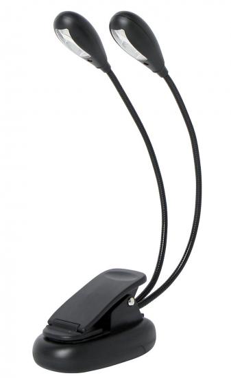 L2-4LED - Lampka do pulpitu z dwoma ruchomymi ramionami świetlnymi i regulacją natężenia światła