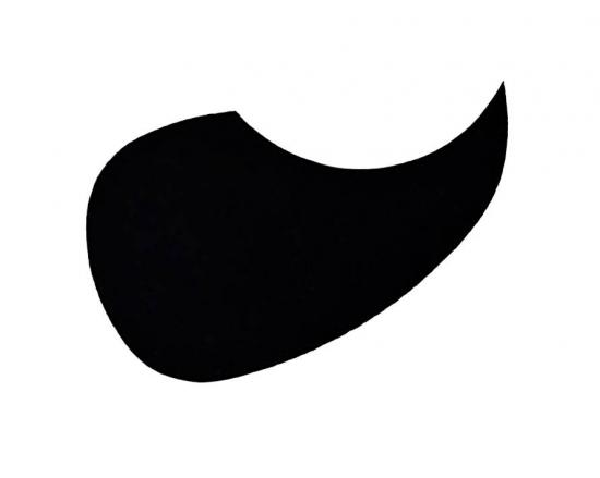 Jeremi A025A - Pickguard - Łezka ochronna do gitary w kolorze czarnym