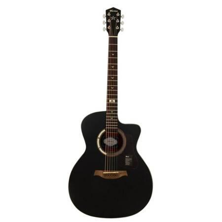 Mantic GT-10GC BK - Gitara akustyczna  w kolorze czarnym