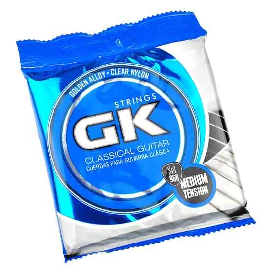 Medina Artigas GK 960 - Struny do gitary klasycznej o średnim naciągu ze złotą owijką