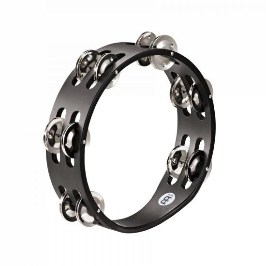 Meinl CTA2S-BK Compact Wood Tambourine with Steel Jingles - Drewniane 8