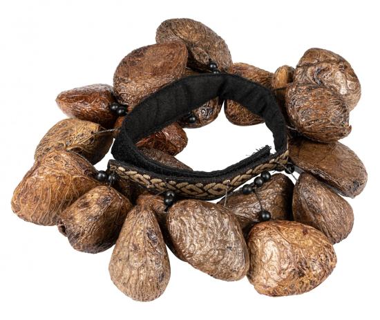 MEINL Percussion FR1P Foot Rattle - Pangi Seeds - Grzechotka na stopę/nogę do wybijania rytmu podczas gry na instrumentach MEINL Percussion FR1P Foot Rattle - Pangi Seeds - Grzechotka na stopę/nogę do wybijania rytmu podczas gry na instrumentach