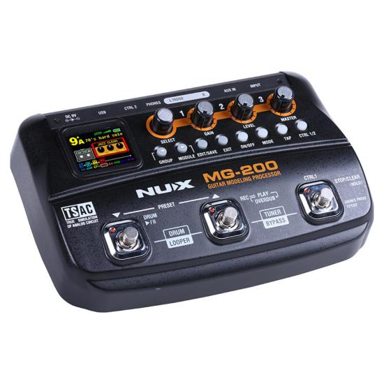 NUX MG-200 - Multiefekt gitarowy z looperem i podkładami perkusyjnymi NUX MG-200 - Multiefekt gitarowy z looperem i podkładami perkusyjnymi