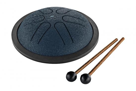 MEINL MSTD2NB Sonic Energy Mini Steel Tongue Drum, A Major Navy Blue - Mini Tongue Drum plus dwie pałeczki w pokrowcu