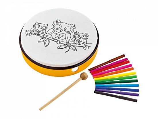 NINO Percussion NINO5OW - Owel Customizable ABS Hand Drum 10 NINO Percussion NINO5OW - Owel Customizable ABS Hand Drum 10