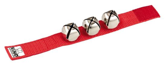 Meinl NINO Percussion NINO961R Wrist Bell Red - Stalowe jingle, dzwoneczki na nadgarstek