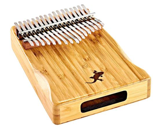 Ortega OKB2 Lizard Series Kalimba 17 Keys - Ręcznie wykonana kalimba z litego bambusa 17 dźwięczników