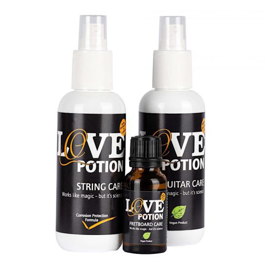 Ortega Love Potion Pack OLP-PACK - 1x OLP-GTR/1x OLP-STR/1x OLP-FB - Kompletny zestaw do pielęgnacji gitary