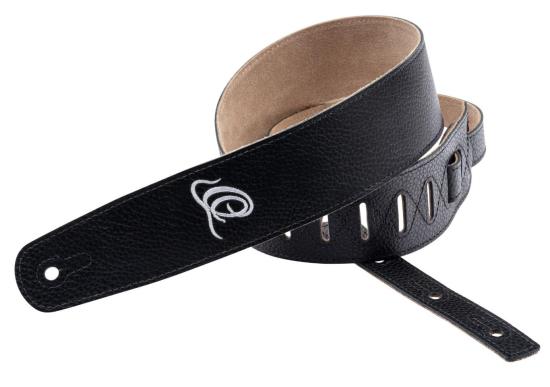 Ortega OSSU-60 RELAX BLACK - Szeroki pas ze skóry zamszowej do gitary elektrycznej lub akustycznej