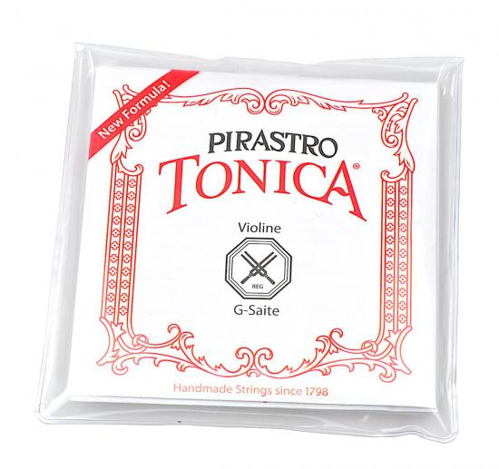 Pirastro TONICA Set Medium 4/4 - Komplet strun do skrzypiec 4/4 rdzeń syntetyczny, średni naciąg