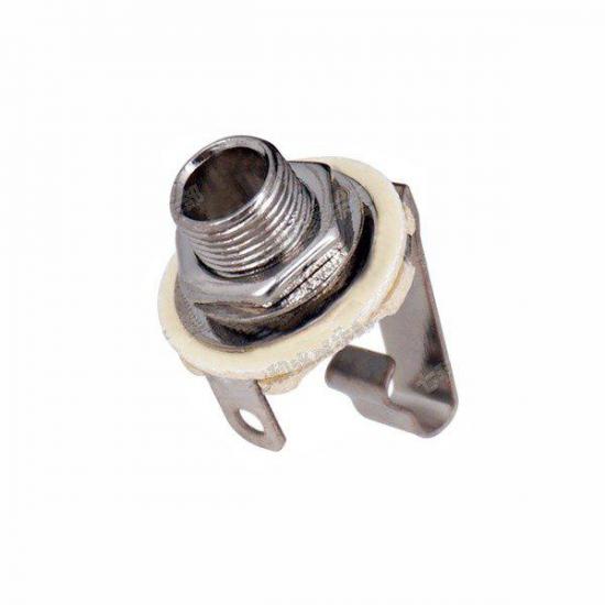 Roxtone RJ062 - Gniazdo montażowe typu Jack 6,3 mm mono do gitary