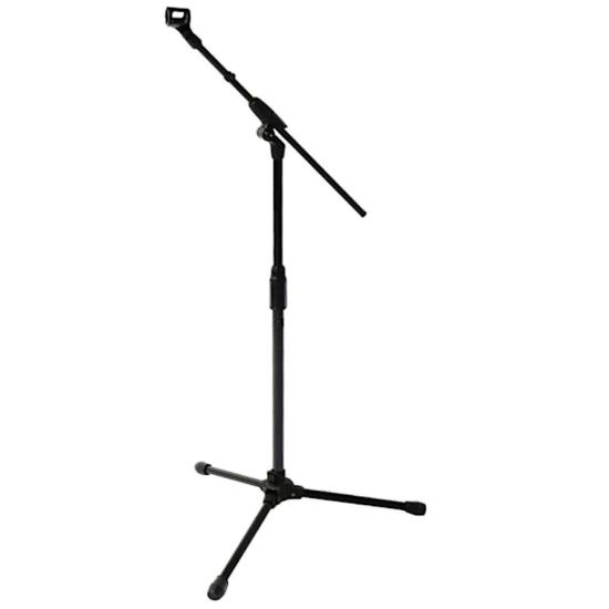 Prefox SM101 - Statyw mikrofonowy, łamany lub prosty z płynną regulacją z uchwytami w komplecie