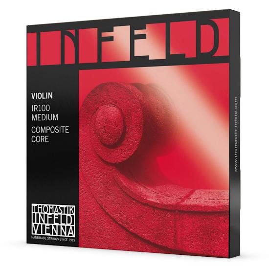 THOMASTIK INFELD IR100 MEDIUM 4/4 -  Komplet strun do skrzypiec rozmiar 4/4  z syntetycznym rdzeniem