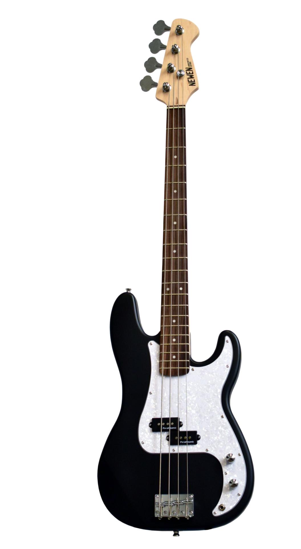 NEWEN PB-BK Black - Gitara basowa model Precision Bass w kolorze czarnym