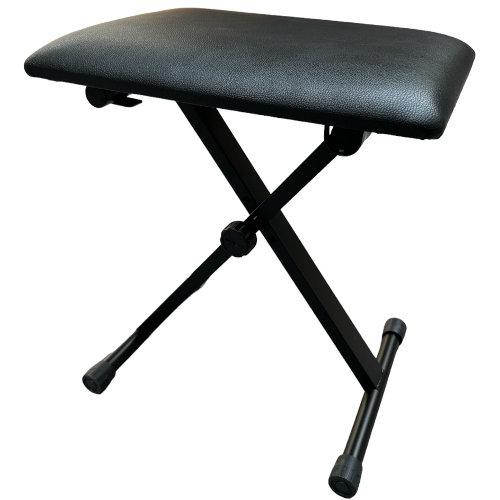 NEXON XKB-140 - Ława do pianina keyboardu regulowana z siedziskiem w kolorze czarnym