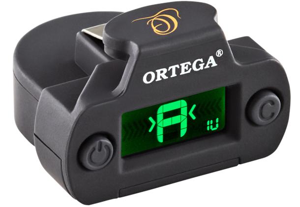 Ortega OCST-1BK - Micro tuner chromatyczny do montażu w otworze rezonansowym gitary lub ukulele
