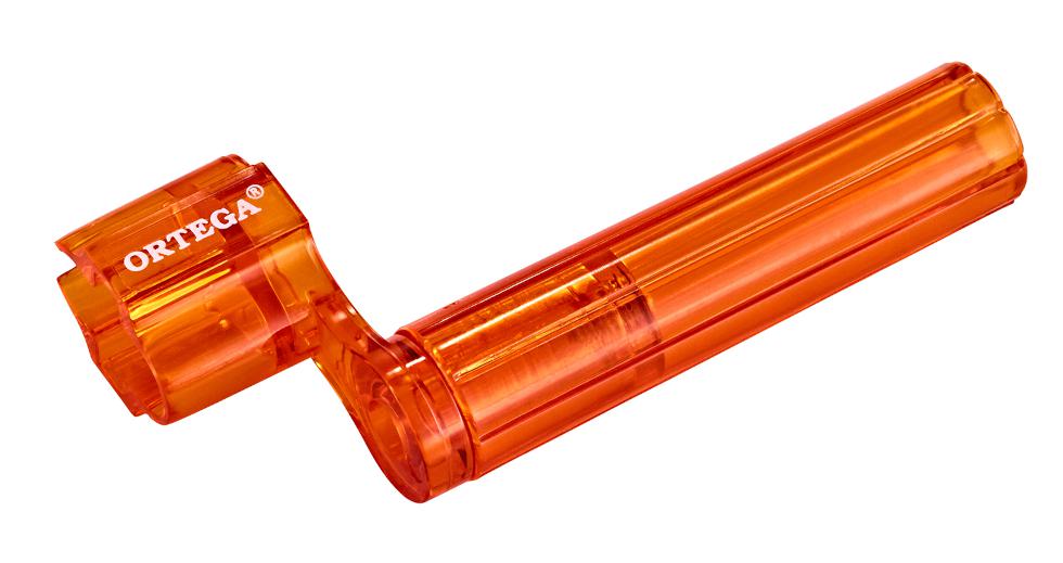 ORTEGA OSW-DLX-TOR String Winder Deluxe Transparent Orange - Korbka ułatwiająca wymianę strun