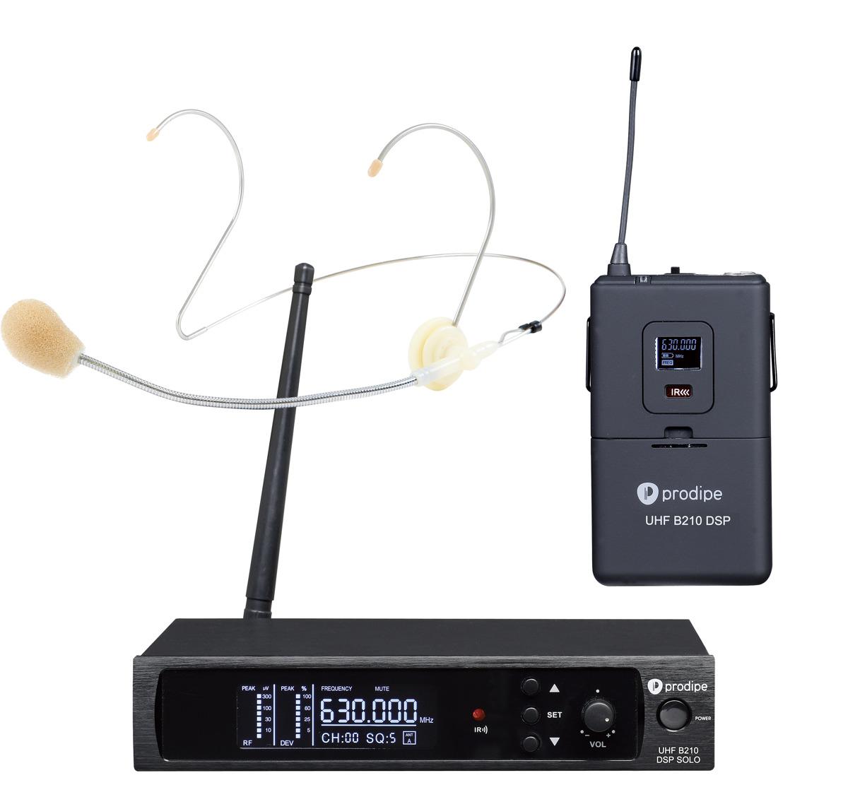 Prodipe HEADSET B210SOLO DSP UHF - Zestaw bezprzewodowy z mikrofonem nagłownym