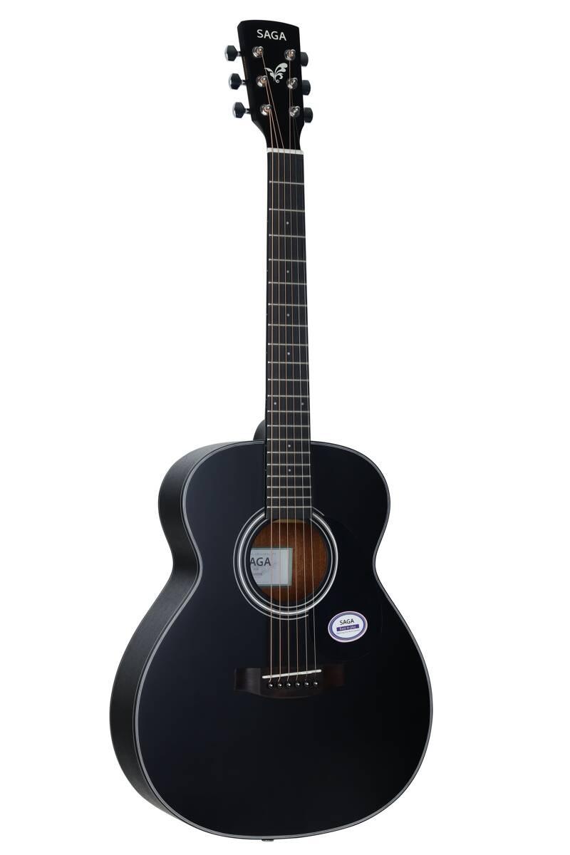 SAGA GS600 BK Gitara akustyczna 3/4 w zestawie z miękkim pokrowcem