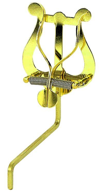 GEWA 730525 - Pulpit marszowy do saksofonu altowego/tenorowego - Lirka (duża) złota