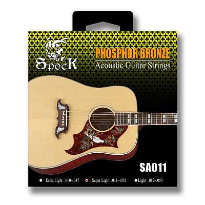 SPOCK SA011 - Komplet strun do gitary akustycznej (10-52)