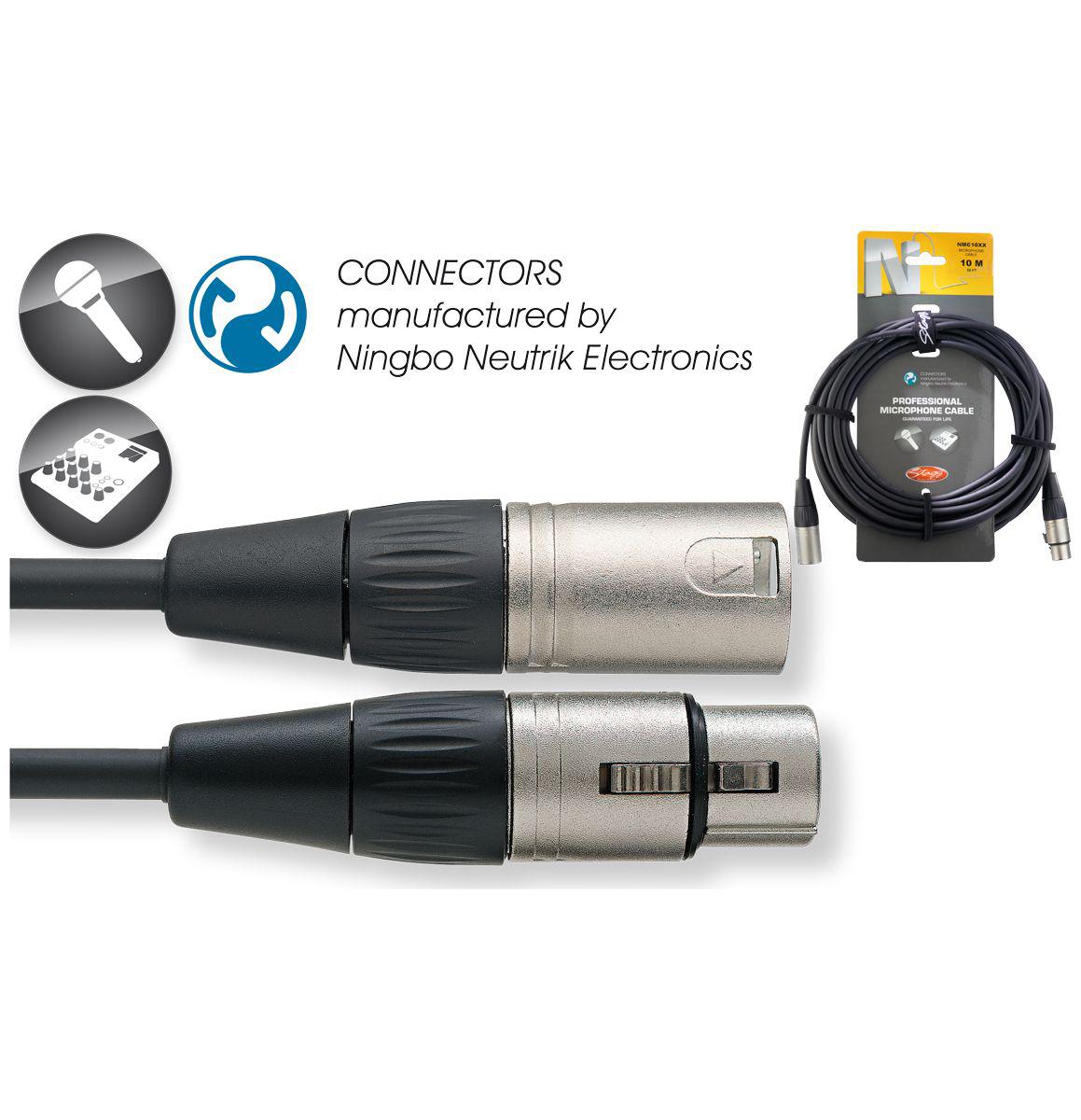 Stagg NMC 10XX - Kabel mikrofonowy XLR/XLR 10m