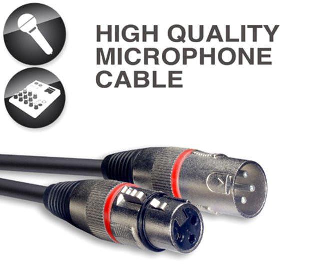 Stagg SMC6 XX RD - Kabel mikrofonowy XLR/XLR - 6 m
