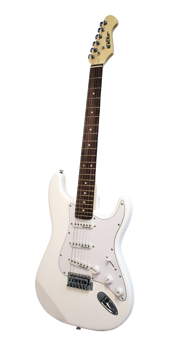 NEWEN ST-WH - Gitara elektryczna model Stratocaster SSS w kolorze białym