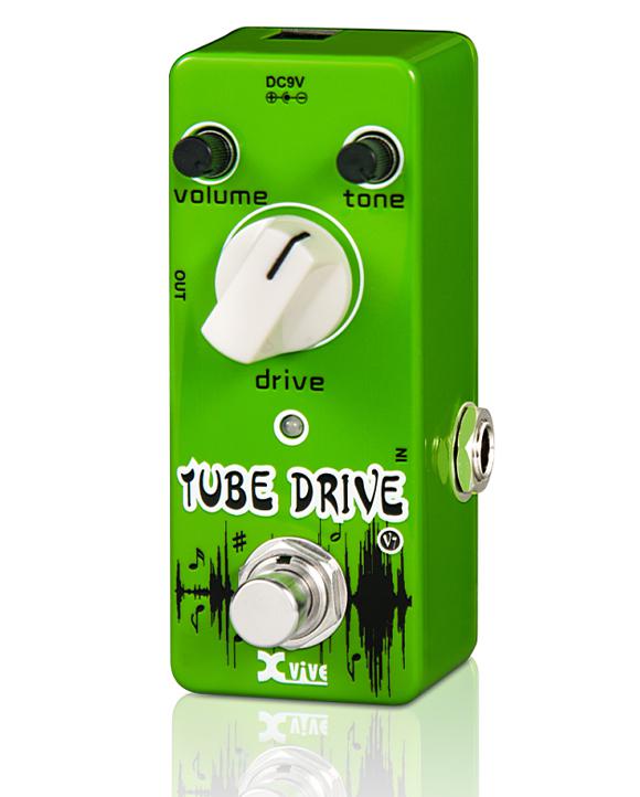 Xvive V7 TUBE DRIVE - Mały kompaktowy efekt gitarowy